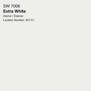 Extra white paint color