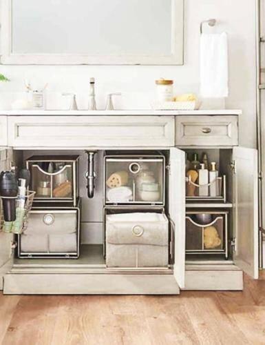 Storage under a sink