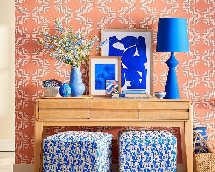 Wall painted with canyon ridge paint color