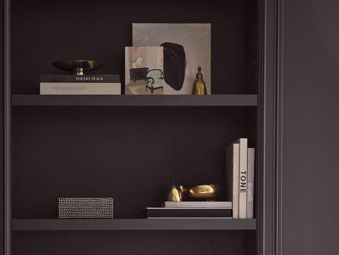 Cabinet painted with darkroom paint color