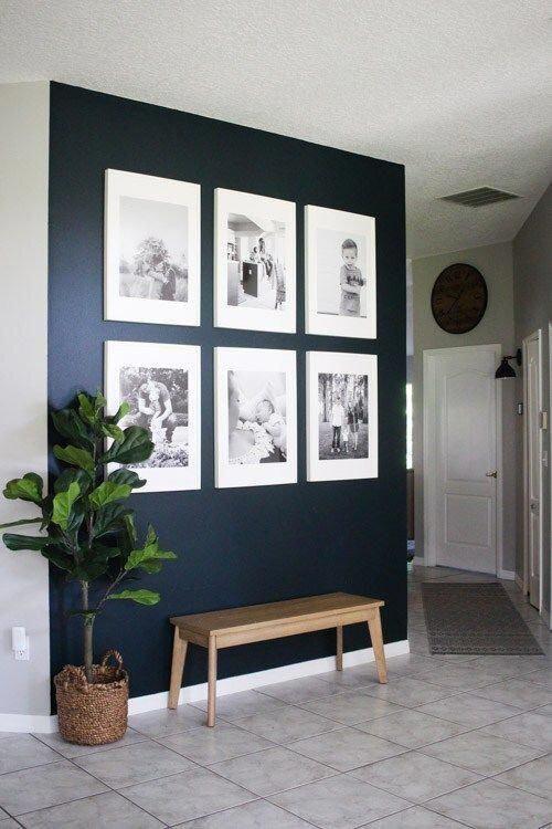 Room with an accent wall
